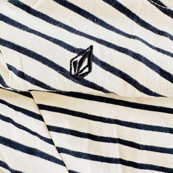 black and beige stripes. The long dress size S/P10 - Picture 6 of 11